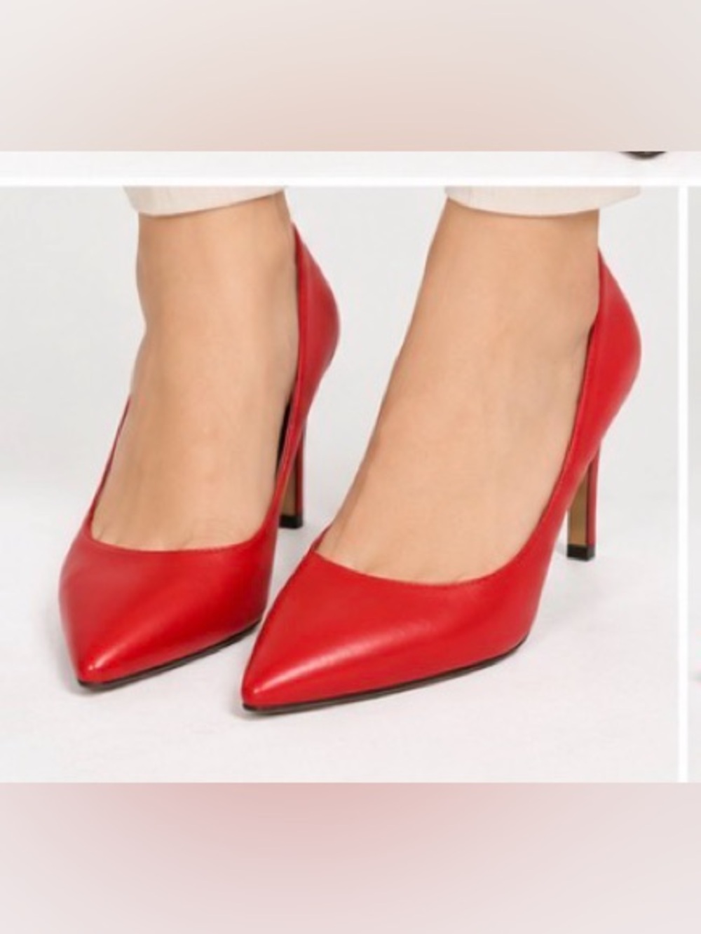 Aldo Red Pointed-Toe Pumps